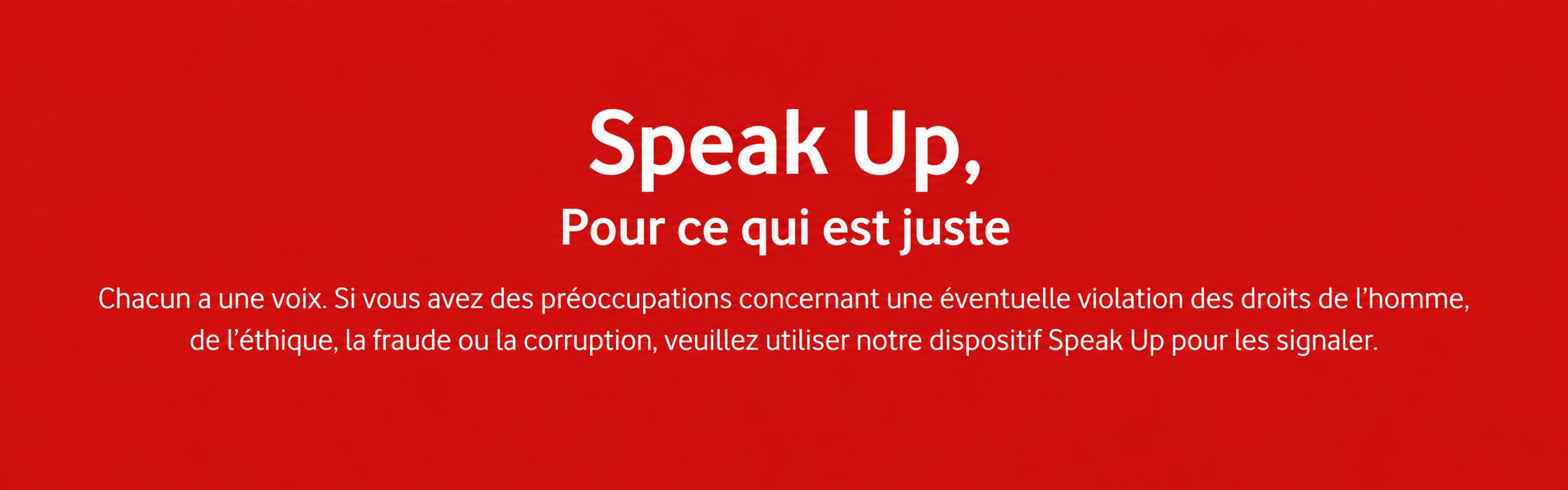 Speak Up